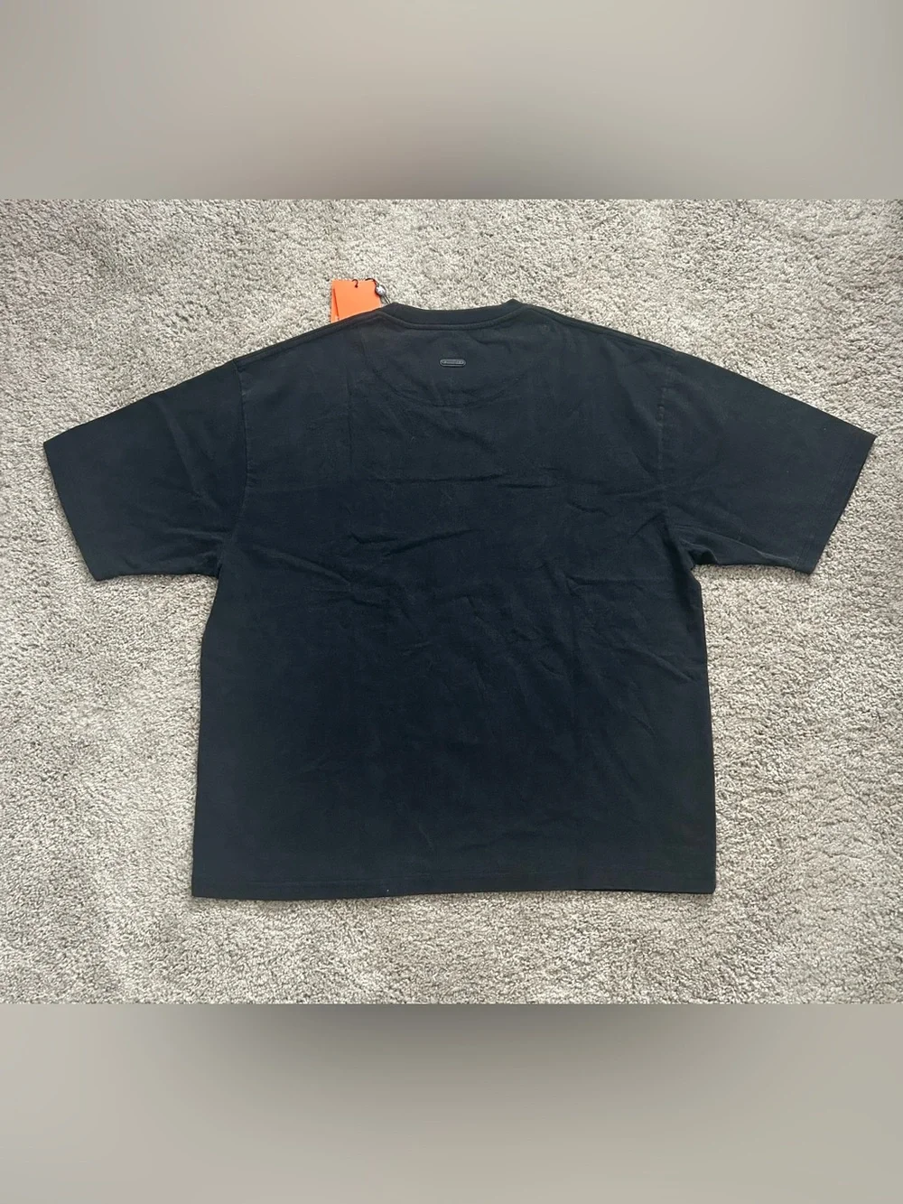 YoungLA Black Crew Neck Short Sleeve Logo T-Shirt Cotton Knit Men L